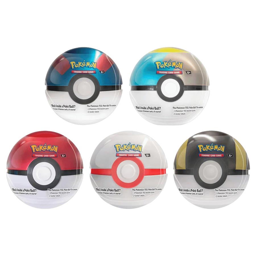 Pokemon Poke Ball Tin 2024 (6-Count)