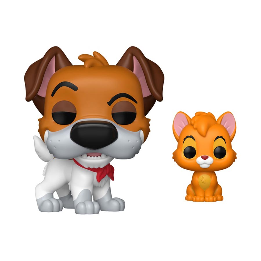 POP Buddy Oliver & Company Dodger With Oliver Vinyl Figure