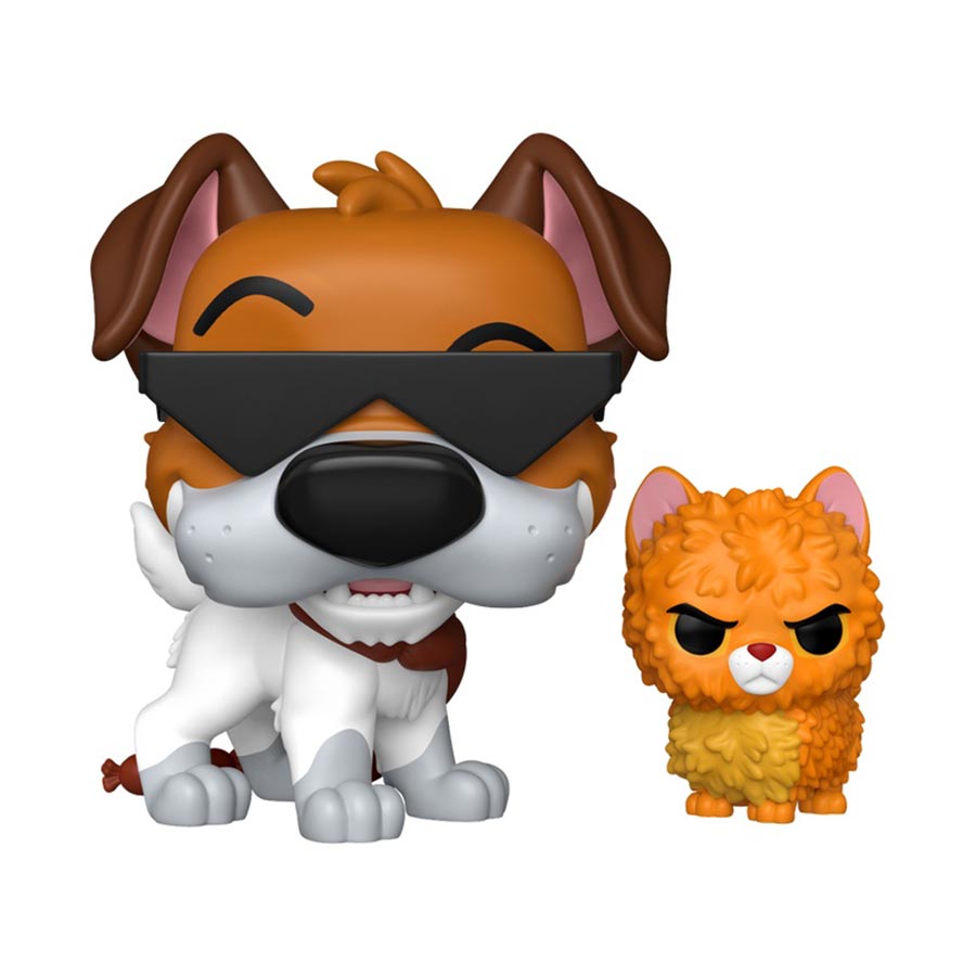 POP Buddy Oliver & Company Dodger With Oliver Chase Vinyl Figure