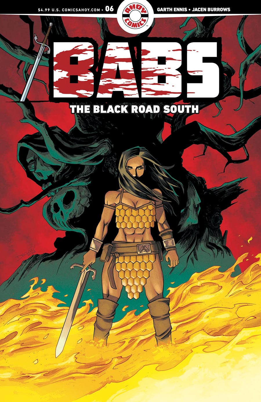 Babs The Black Road South #6 Cover B Variant Declan Shalvey Unlockable Cover
