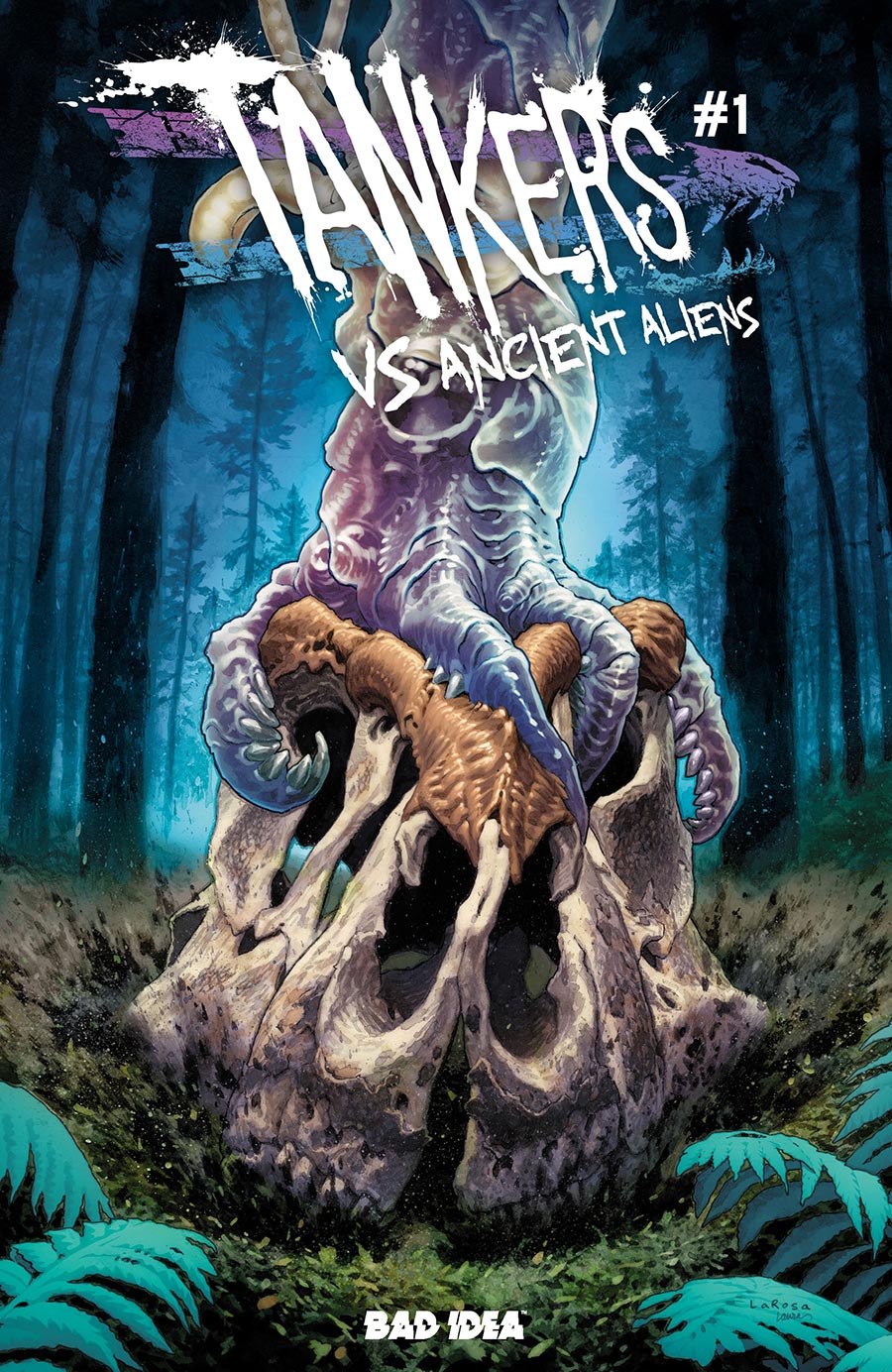 Tankers vs Ancient Aliens #1 Cover A Regular Lewis LaRosa Cover