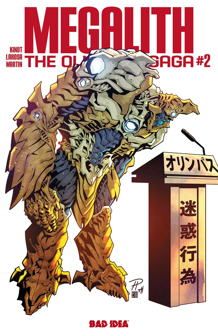 Olympus Saga Megalith #2 Cover D Incentive Phil Hester Apologizing Megalith Variant Cover