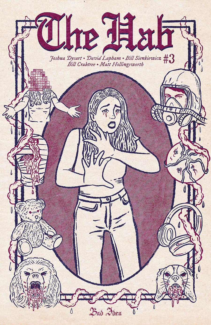 The Hab #3 Cover B Variant Sarah Sumeray Lost Texts Cover