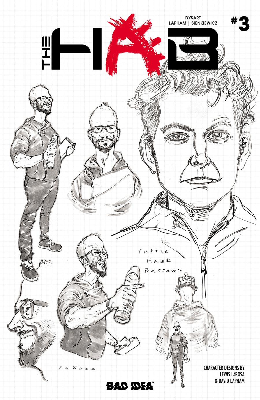 The Hab #3 Cover E Incentive Lewis LaRosa & David Lapham Character Design Variant Cover