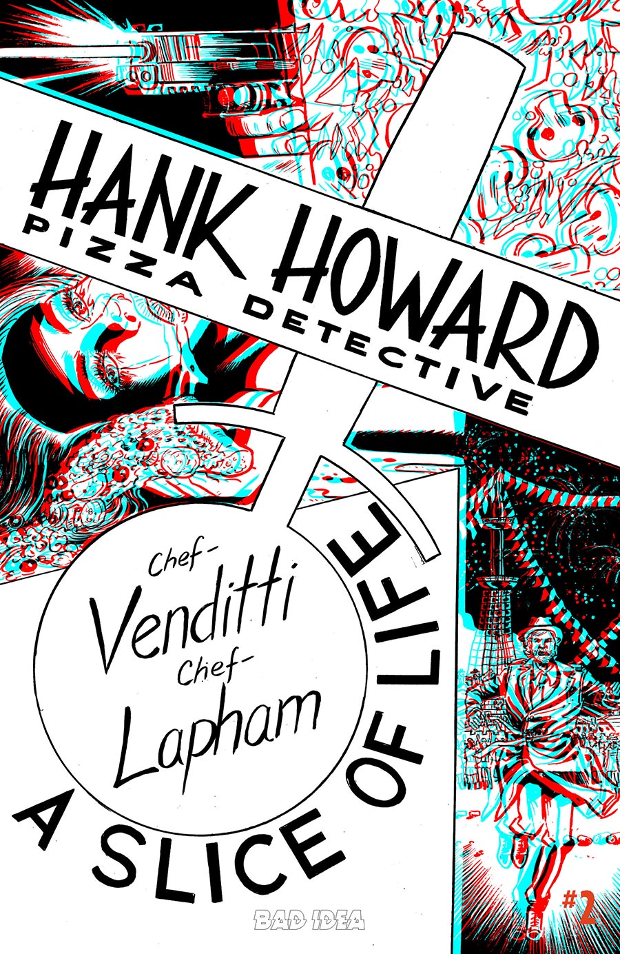 Hank Howard Pizza Detective A Slice Of Life #2 Cover E Incentive David Lapham 3D Edition
