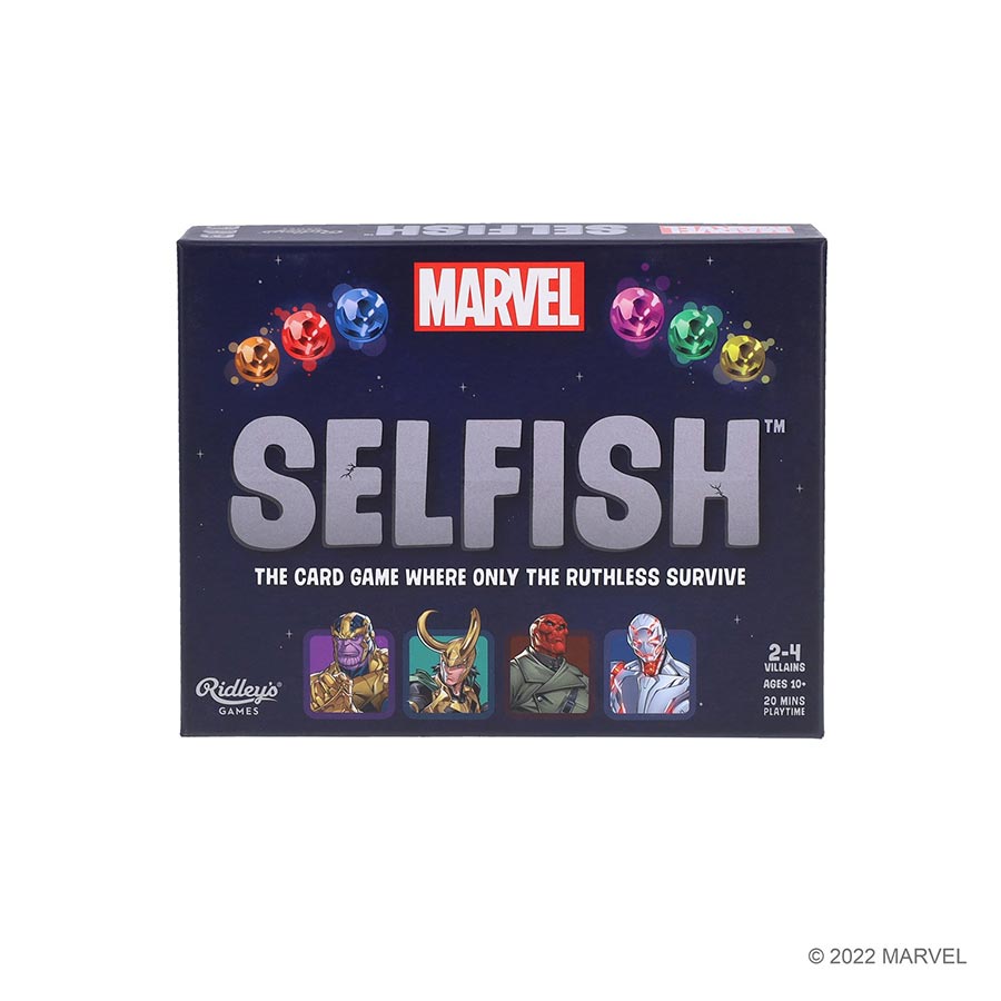 Selfish Marvel Edition The Card Game Where Only The Ruthless Survive