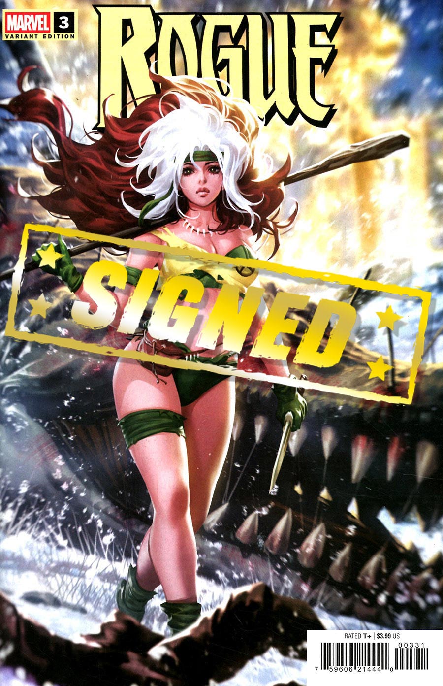 Rogue Vol 4 #3 Cover F DF Derrick Chew Variant Cover Signed By Erica Schultz