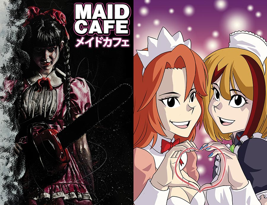 Maid Cafe #3 Cover D Variant Naomi Griffin & Remy Eisu Mokhtar Holofoil Flip Cover