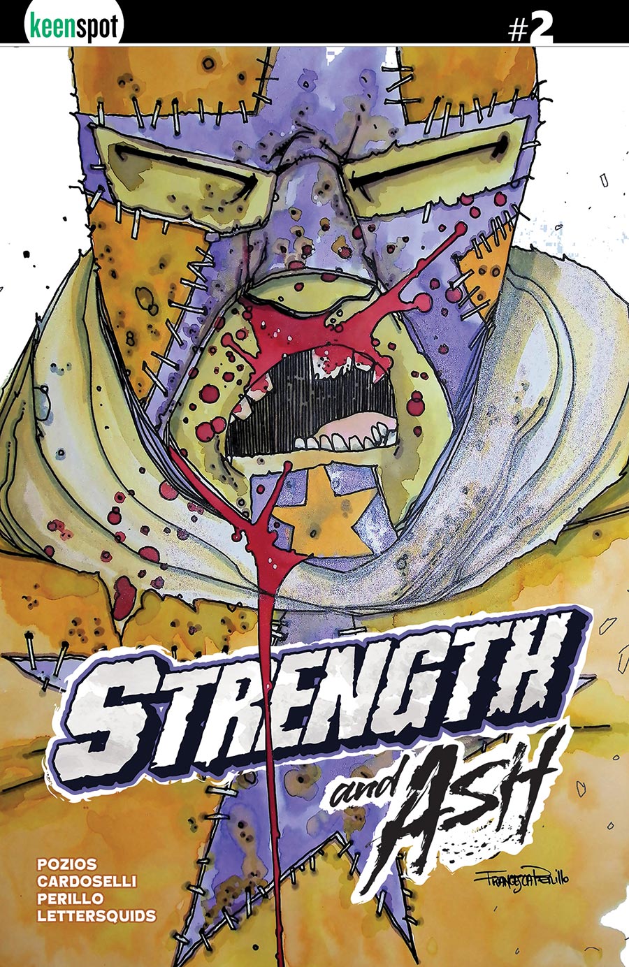 Strength & Ash #2 Cover D Variant Stefano Cardoselli & Francesca Perillo Holofoil Flip Cover