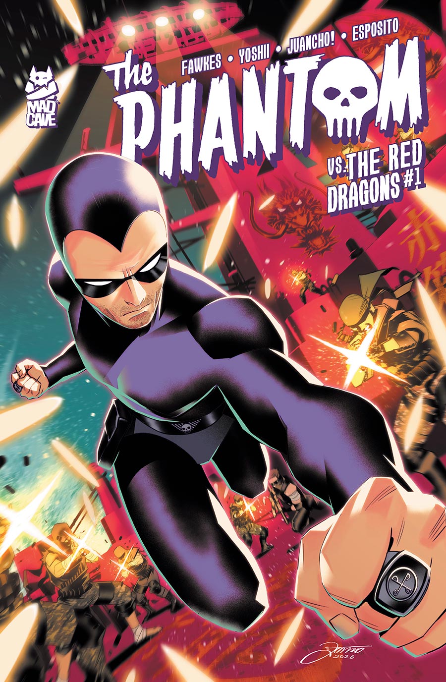 Phantom vs The Red Dragons #1 (One Shot) Cover A Regular Alessio Zonno Cover