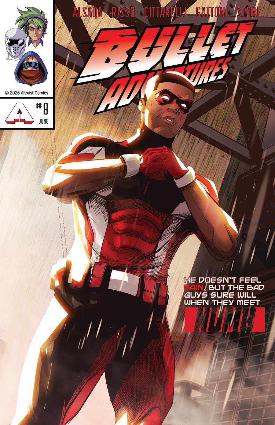 Bullet Adventures #8 Cover A Regular Marcus Jimenez Cover