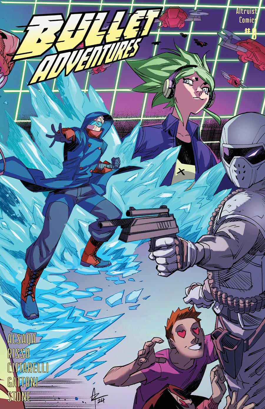 Bullet Adventures #8 Cover B Variant Andre Risso & Francesca Cittarelli Connecting Cover