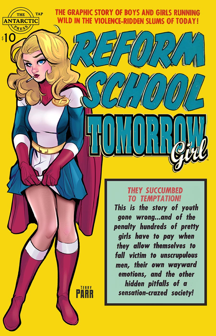 Tomorrow Girl #19 Cover B Variant Terry Parr Retro Homage Cover
