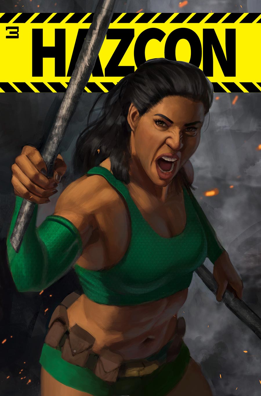 Hazcon #3 Cover C Variant Aaron Bartling Painted Cover