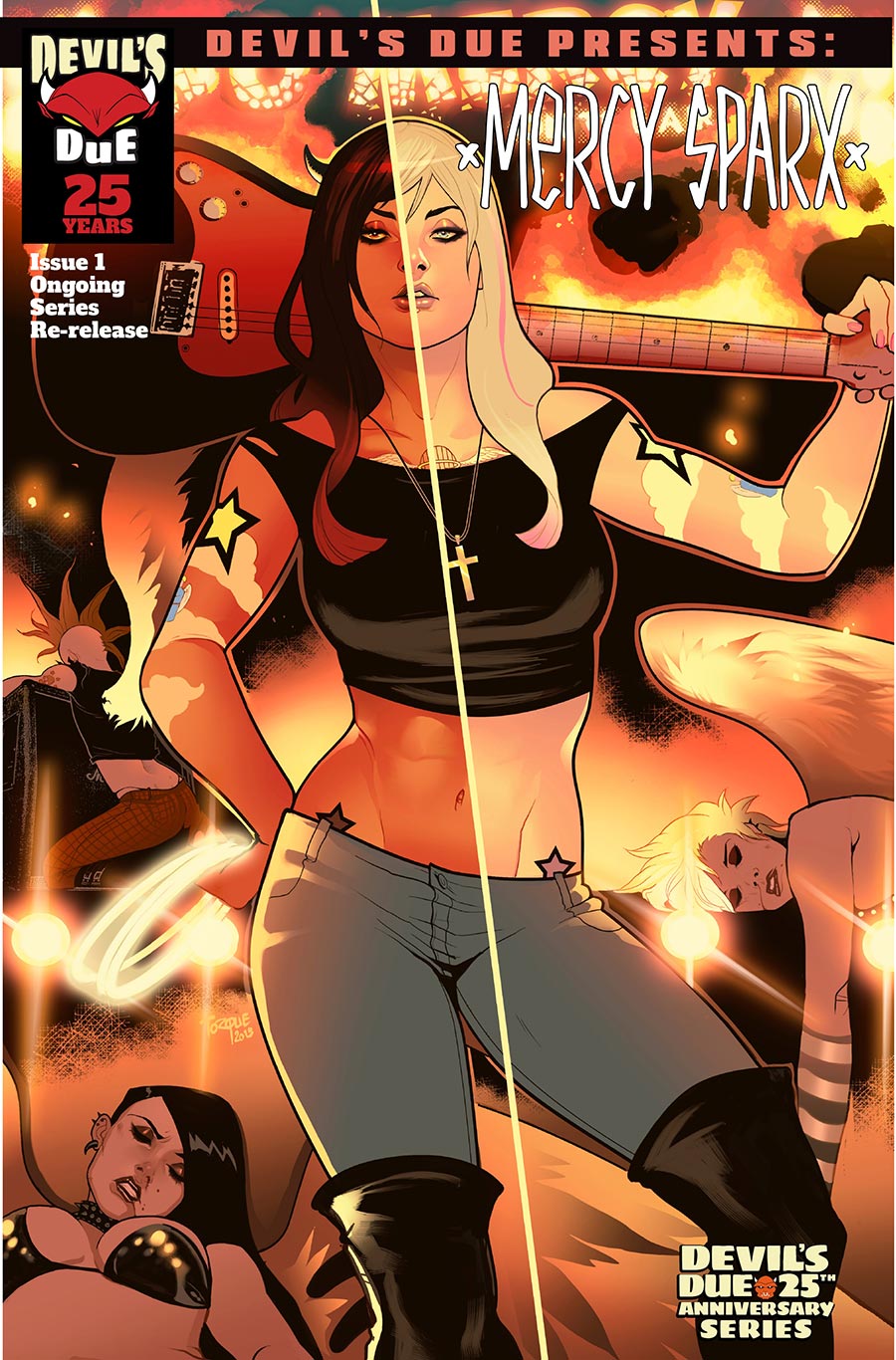 Devils Due Presents Mercy Sparx #1 (One Shot) Cover D Incentive Elizabeth Torque UV Spot Gloss Variant Cover
