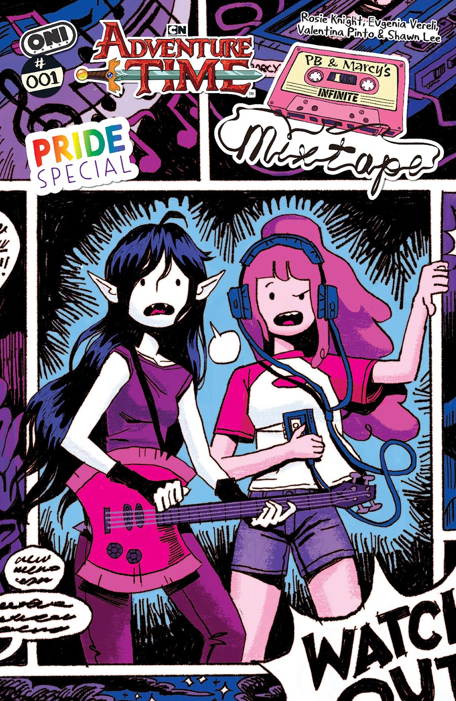Adventure Time Pride Special PB & Marcys Infinite Mixtape #1 (One-Shot) Cover B Variant Chan Cover
