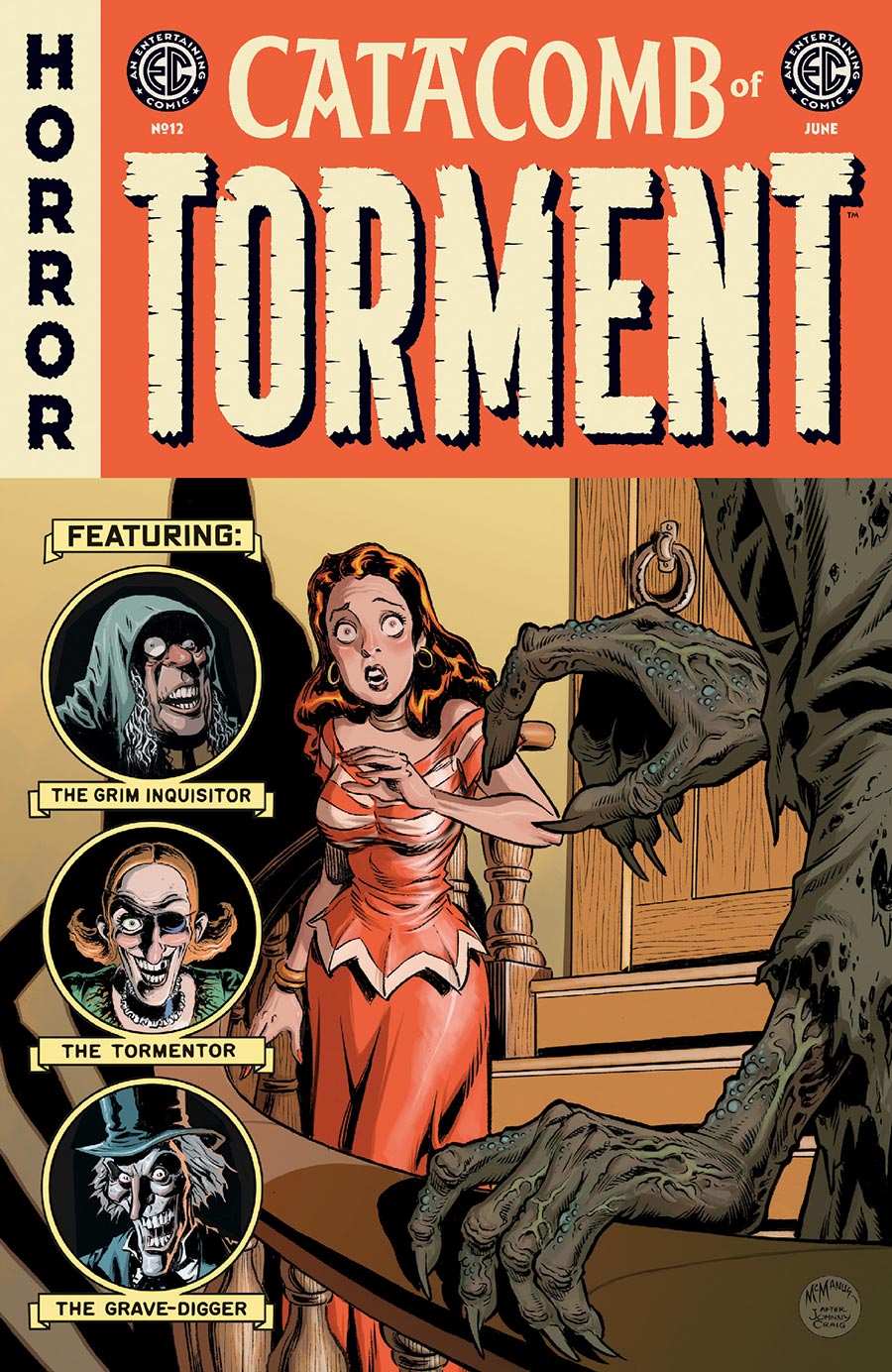 Catacomb Of Torment #12 Cover C Incentive Shawn McManus EC Homage Variant Cover (EC Comics)
