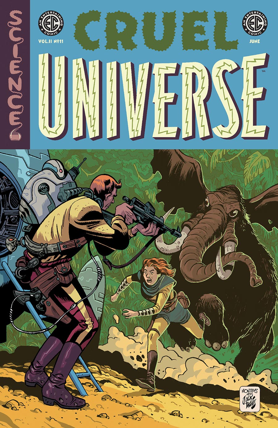 Cruel Universe Vol 2 #11 Cover C Incentive Albert Monteys EC Homage Variant Cover (EC Comics)