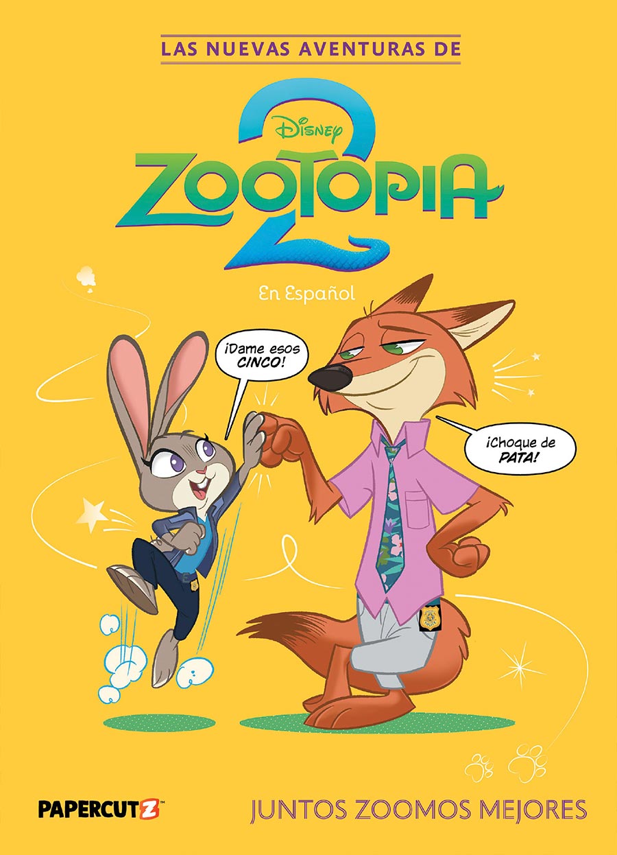 Las Nuevas Aventuras De Zootopia 2 Vol 1 Juntos Zoomos Mejores HC (Spanish Language Editiion)