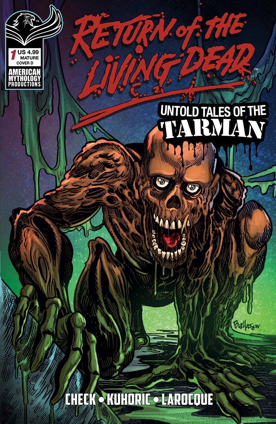Return Of The Living Dead Untold Tales Of The Tarman #1 Cover D Variant Buz Hasson Cover