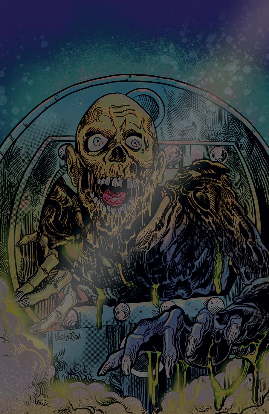 Return Of The Living Dead #1 Cover G Limited Edition Buz Hasson Holofoil Cover