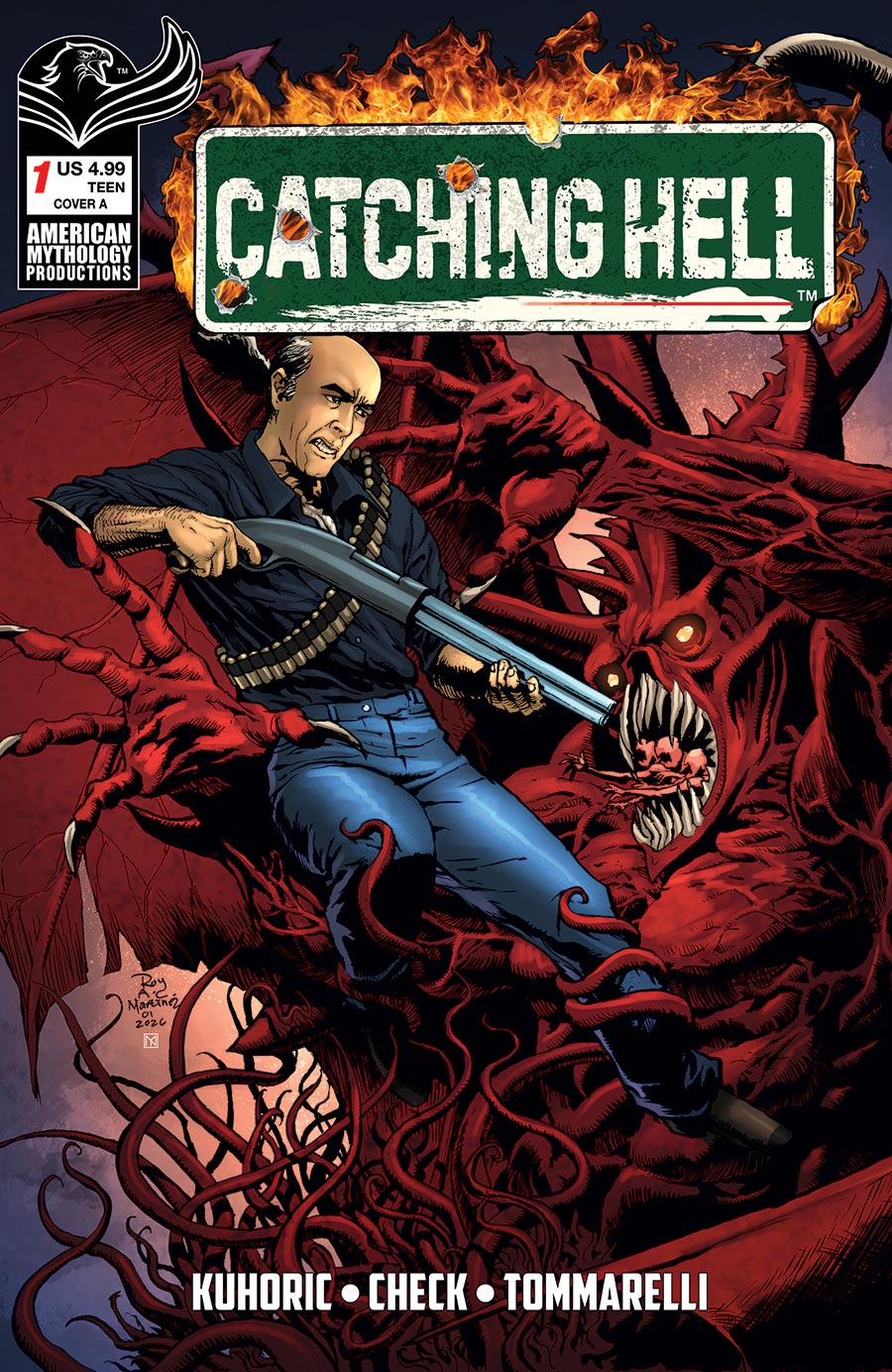 Catching Hell Featuring Reggie Bannister #1 Cover A Regular Roy Allan Martinez Cover