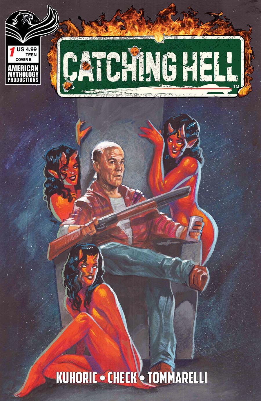 Catching Hell Featuring Reggie Bannister #1 Cover B Variant Greg Larocque Cover