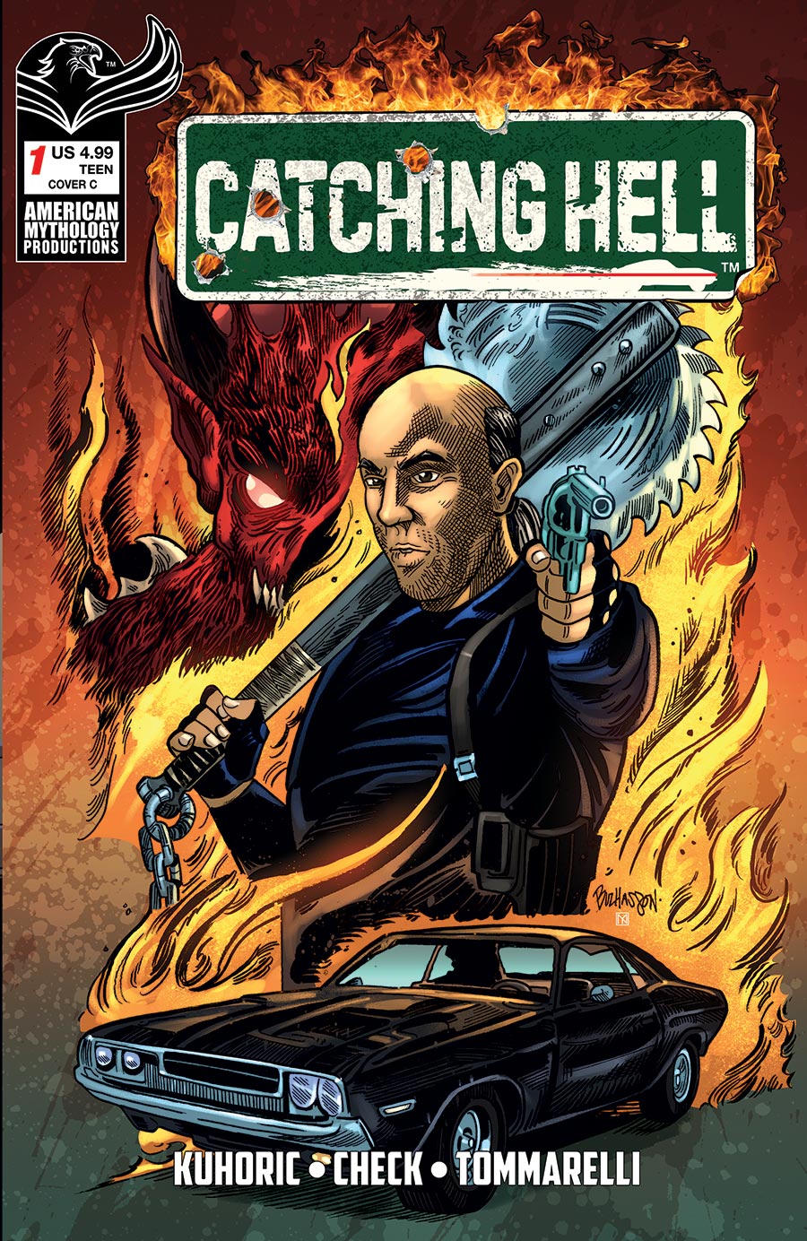 Catching Hell Featuring Reggie Bannister #1 Cover C Variant Paul Maitland Cover