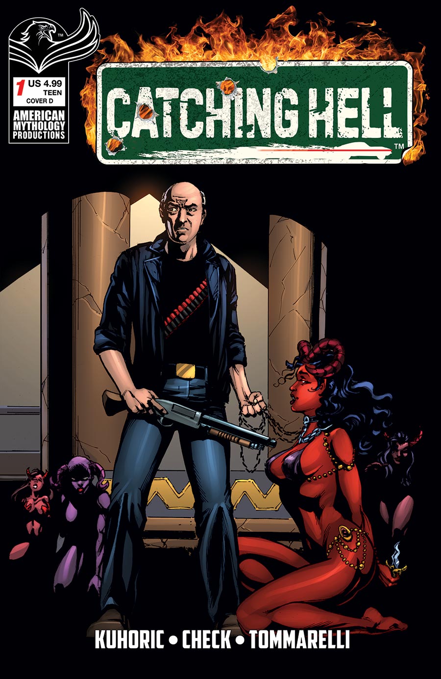 Catching Hell Featuring Reggie Bannister #1 Cover D Variant Buz Hasson Cover