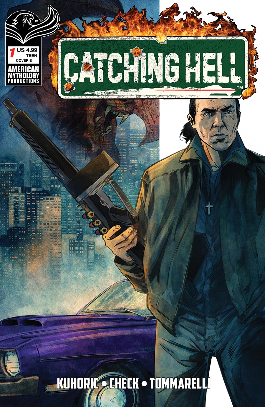 Catching Hell Featuring Reggie Bannister #1 Cover E Variant Emanuele Tommarelli Cover
