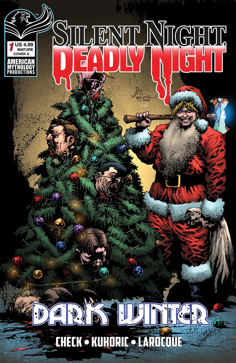 Silent Night Deadly Night Dark Winter #1 Cover A Regular Roy Allan Martinez Cover