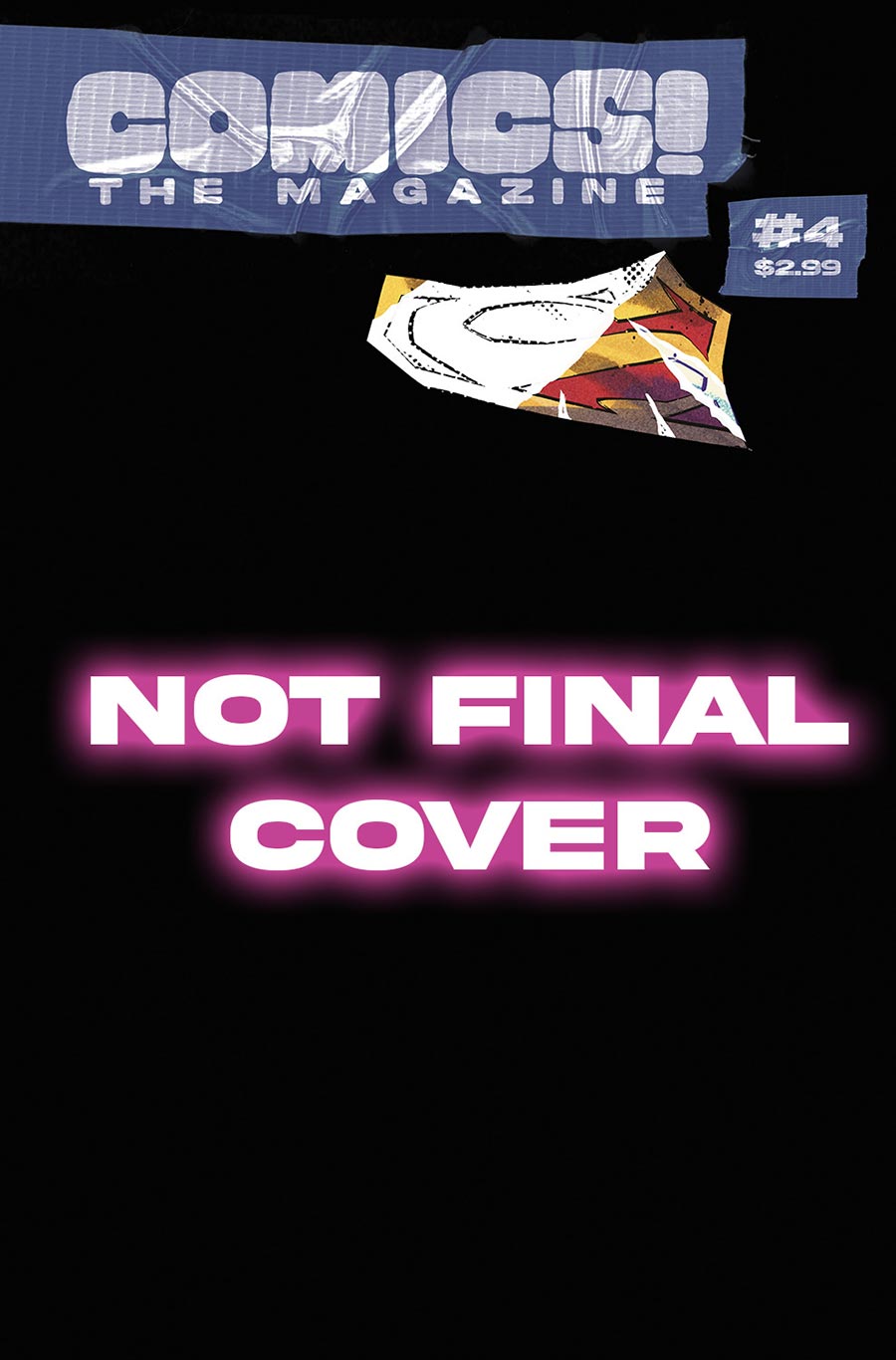 COMICS The Magazine #4 Cover B Variant Rico Renzi & TBA Vertigo Cover