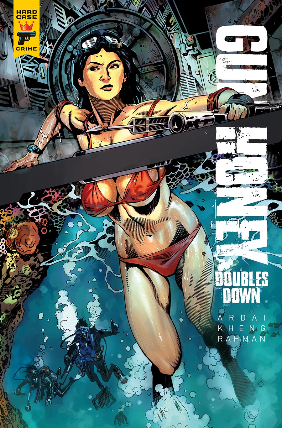 Hard Case Crime Gun Honey Doubles Down #1 Cover D Variant Ang Hor Kheng Cover