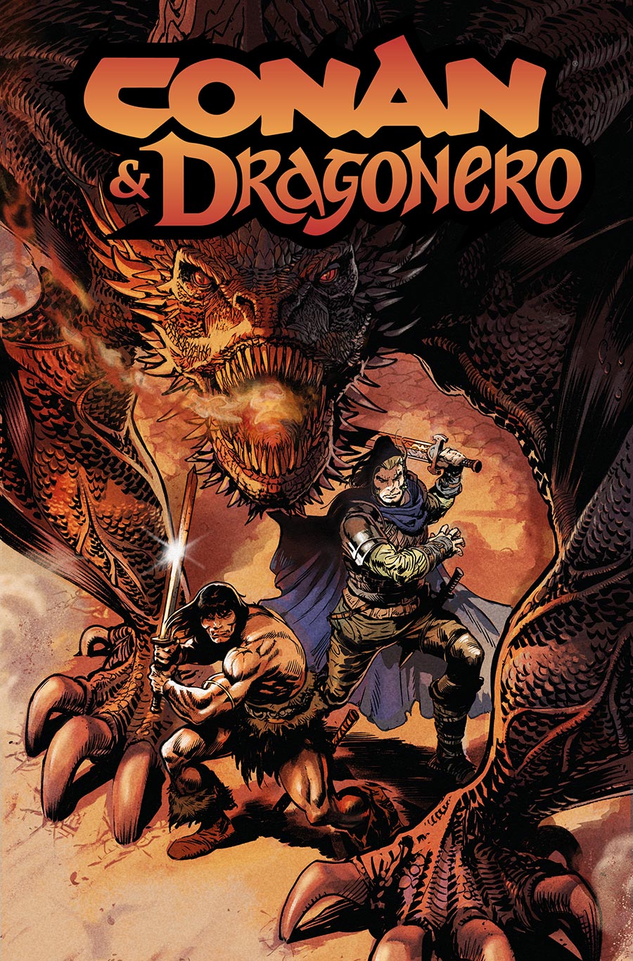 Conan & Dragonero #2 Cover A Regular Fernando Dagnino Cover