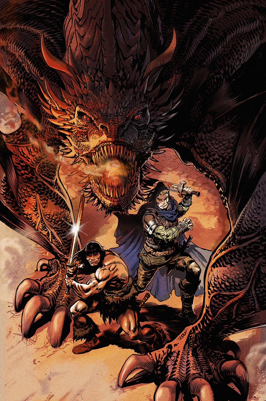 Conan & Dragonero #2 Cover D Variant Fernando Dagnino Virgin Cover