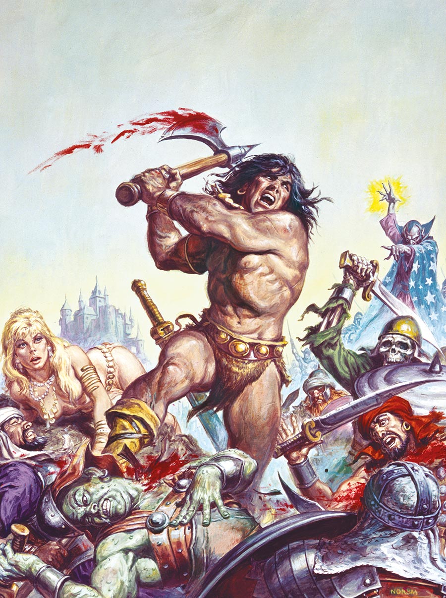 Savage Sword Of Conan Reforged #5 Cover D Variant Earl Norem Foil Cover