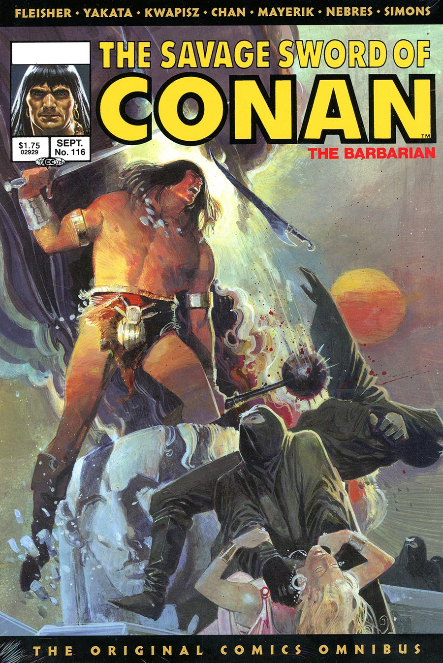 Savage Sword Of Conan The Original Comics Omnibus Vol 8 HC Direct Market Bill Sienkiewicz Variant Cover