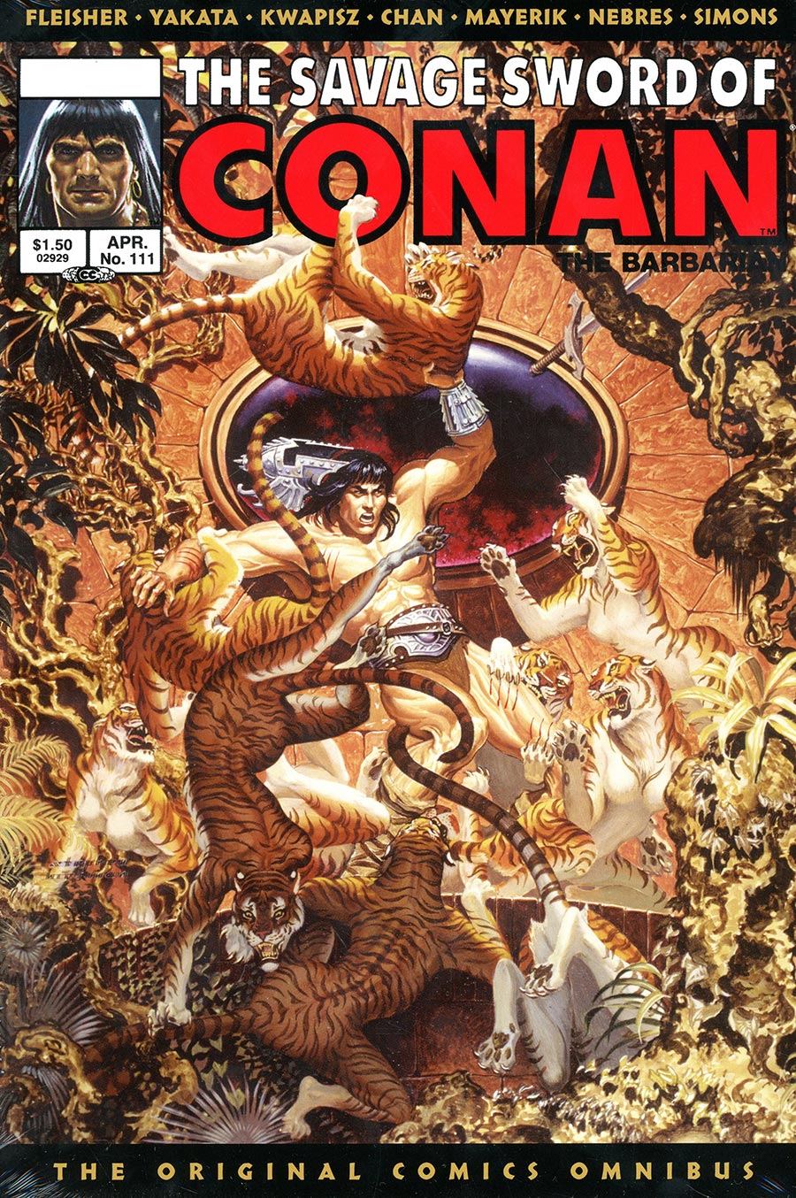 Savage Sword Of Conan The Original Comics Omnibus Vol 8 HC Book Market Stephen Hickman Cover