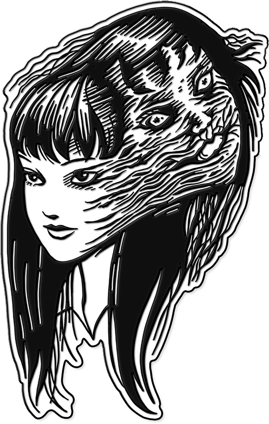 Junji Ito Tomie Enamel Pin Badge