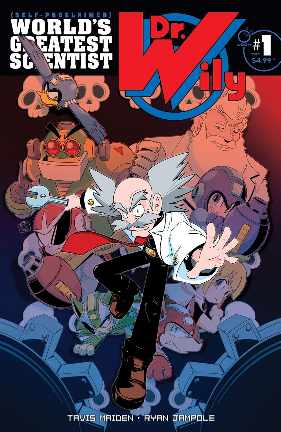 Dr Wily (Self-Proclaimed) Worlds Greatest Scientist #1 (One Shot) Cover C Variant Tavis Maiden Cover