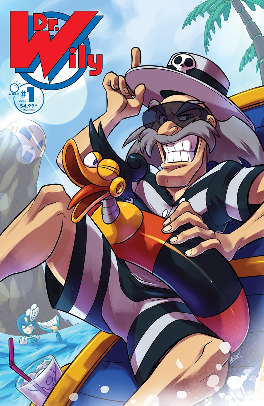 Dr Wily (Self-Proclaimed) Worlds Greatest Scientist #1 (One Shot) Cover D Incentive Andrew Dickman Variant Cover