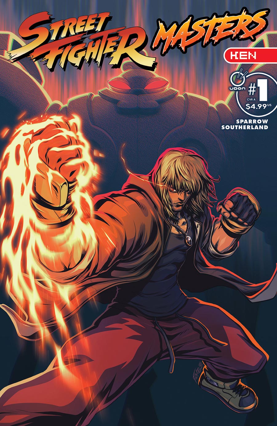 Street Fighter Masters Ken #1 (One Shot) Cover A Regular Royce Fooray Southerland Cover