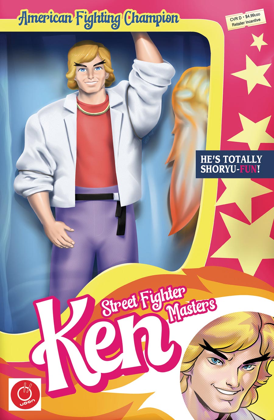 Street Fighter Masters Ken #1 (One Shot) Cover D Incentive Jeffrey Chamba Cruz Variant Cover