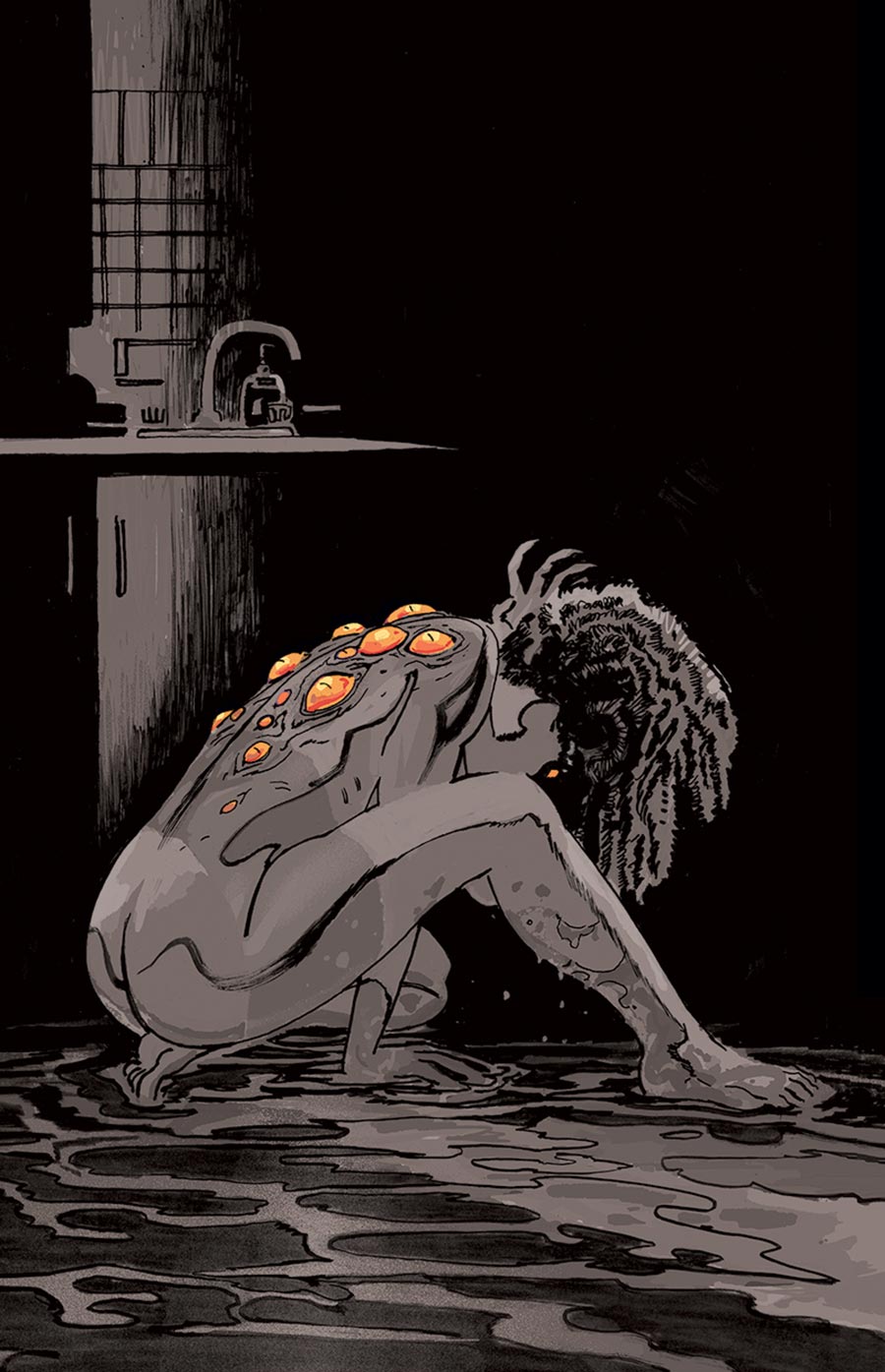 Excommunicated #2 Cover E Incentive Joshua Hixson Black & White Virgin Cover