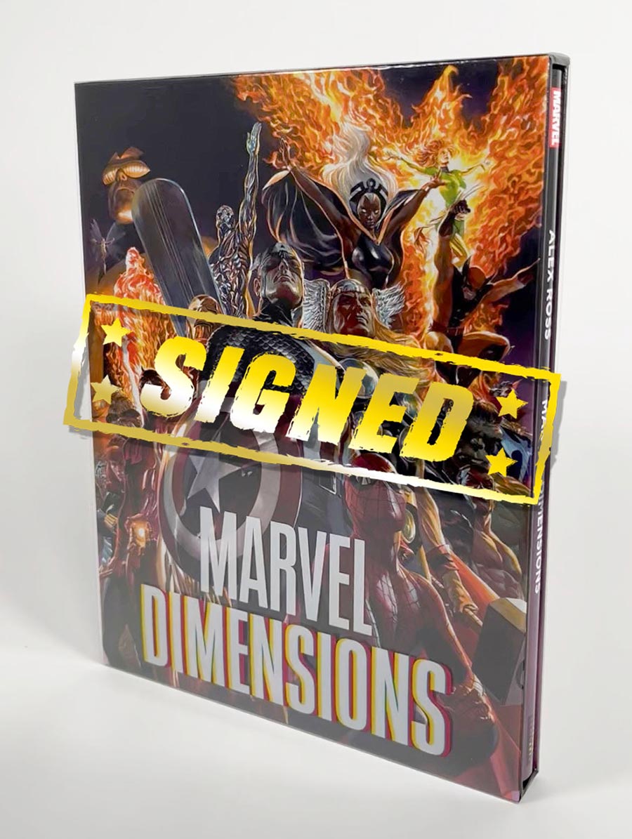 Marvel Dimensions A Graphic Novel HC (Marvel Arts) Lunar Exclusive Slipcase Edition Signed & Numbered (Limit 1 Per Customer)