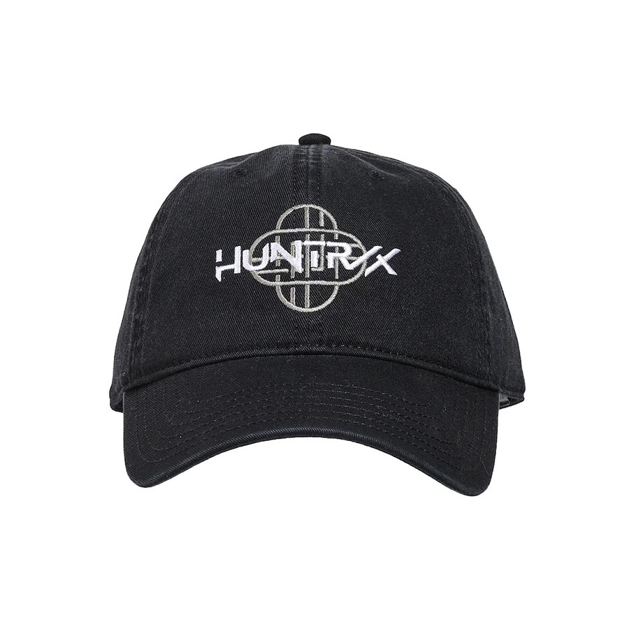 KPop Demon Hunters Huntrix Logo Black Buckle Hat