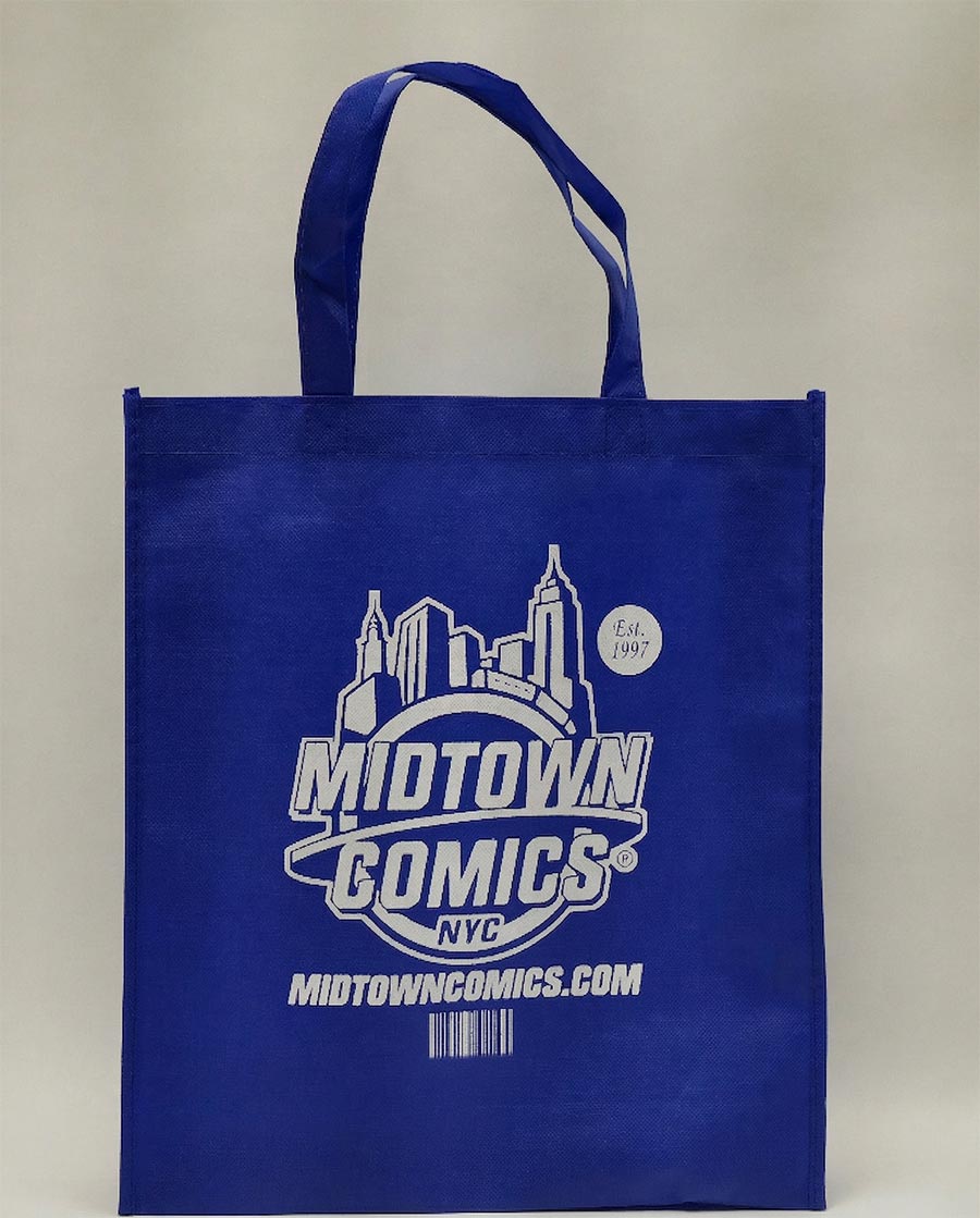 Midtown Comics Logo Slim Recycled Shopper Tote (14.5-in x 13-in x 4-in)