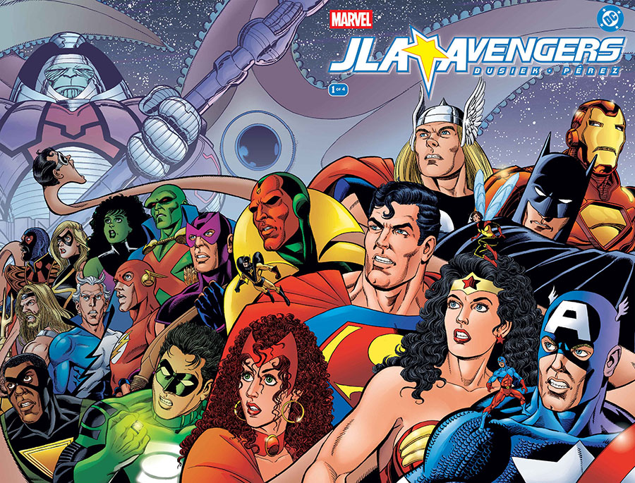 JLA Avengers #1 Facsimile Edition Cover D Variant George Perez Wraparound Foil Cover