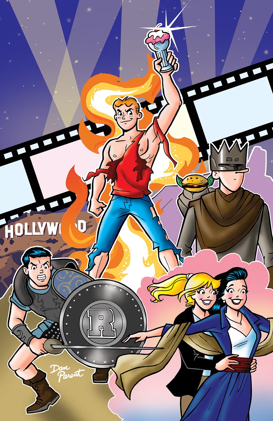 Archie Comics 85th Anniversary Presents Archies Movie Mania #1 (One Shot) Cover D Variant Dan Parent Foil Cover