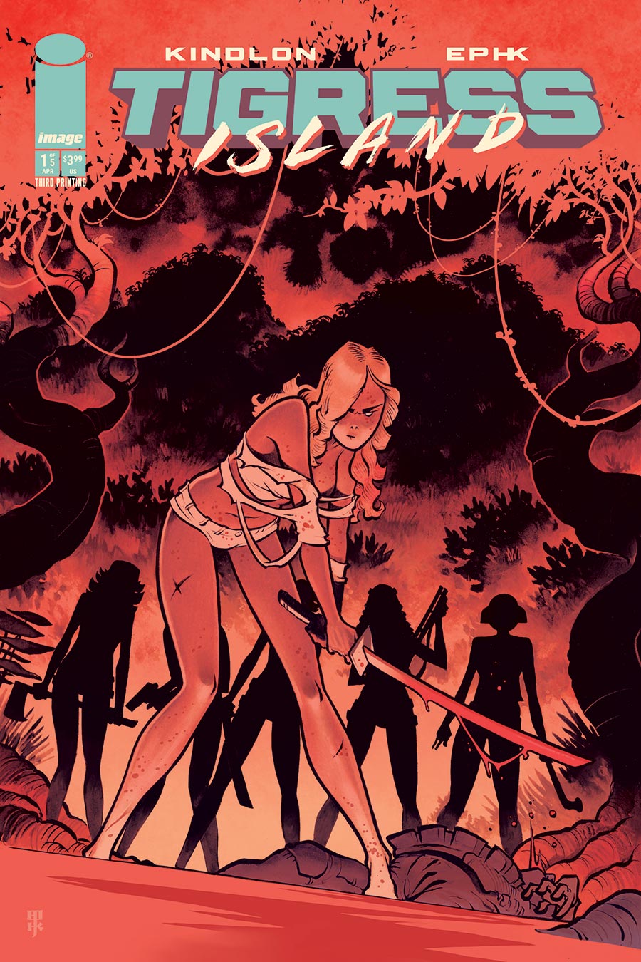 Tigress Island #1 Cover F 3rd Ptg